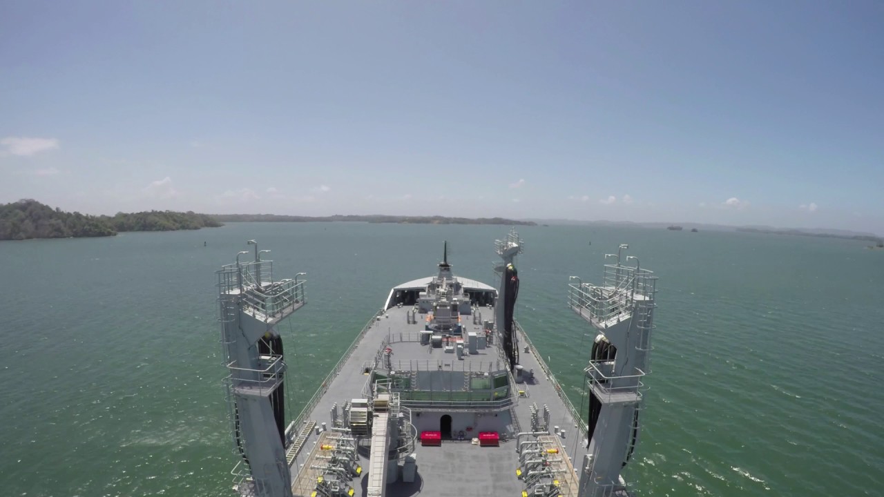 RFA Tidespring - Panama Canal - March 2017