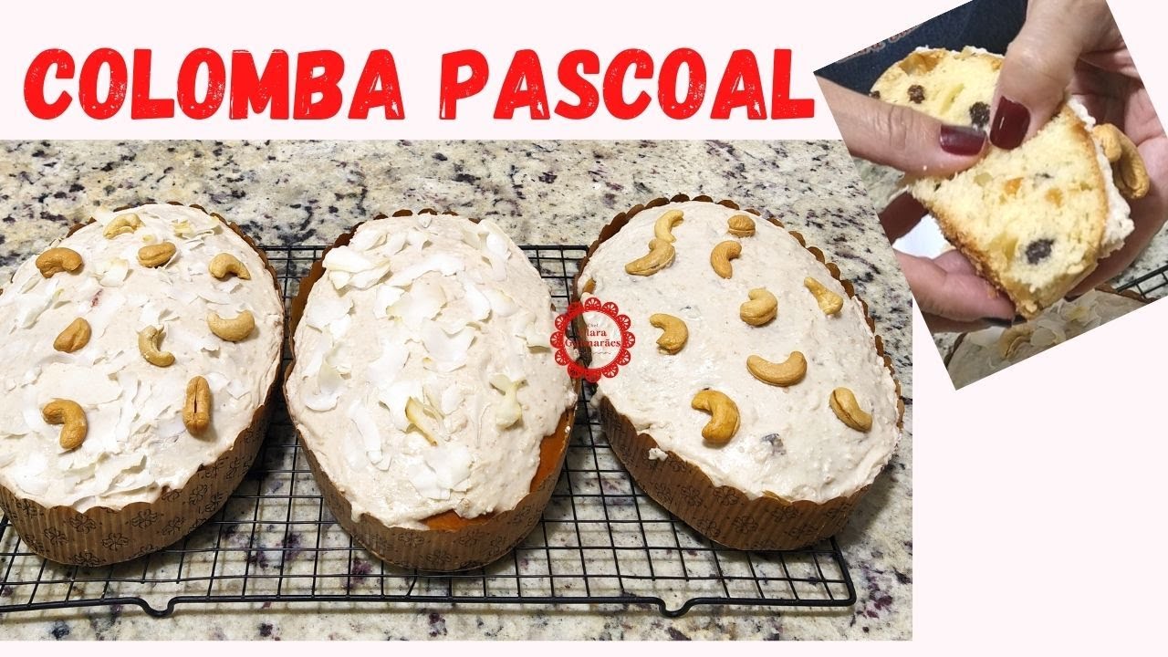 MASSA ÚMIDA E MACIA E COBERTURA SENSACIONAL! A COLOMBA NÃO PODE FALTAR NA PÁSCOA
