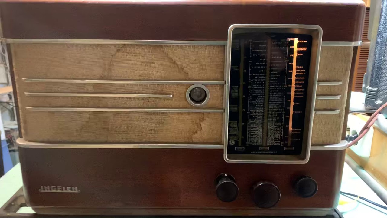 Ingelen 540 w tube radio 1940