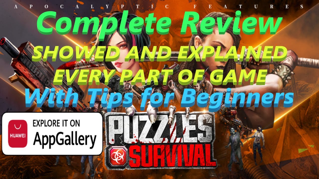 Puzzles & Survival - Complete REVIEW with Tips for Beginners - Explained & Showed every Part Of Game