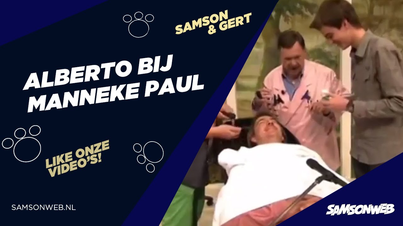 Alberto te gast bij Manneke Paul