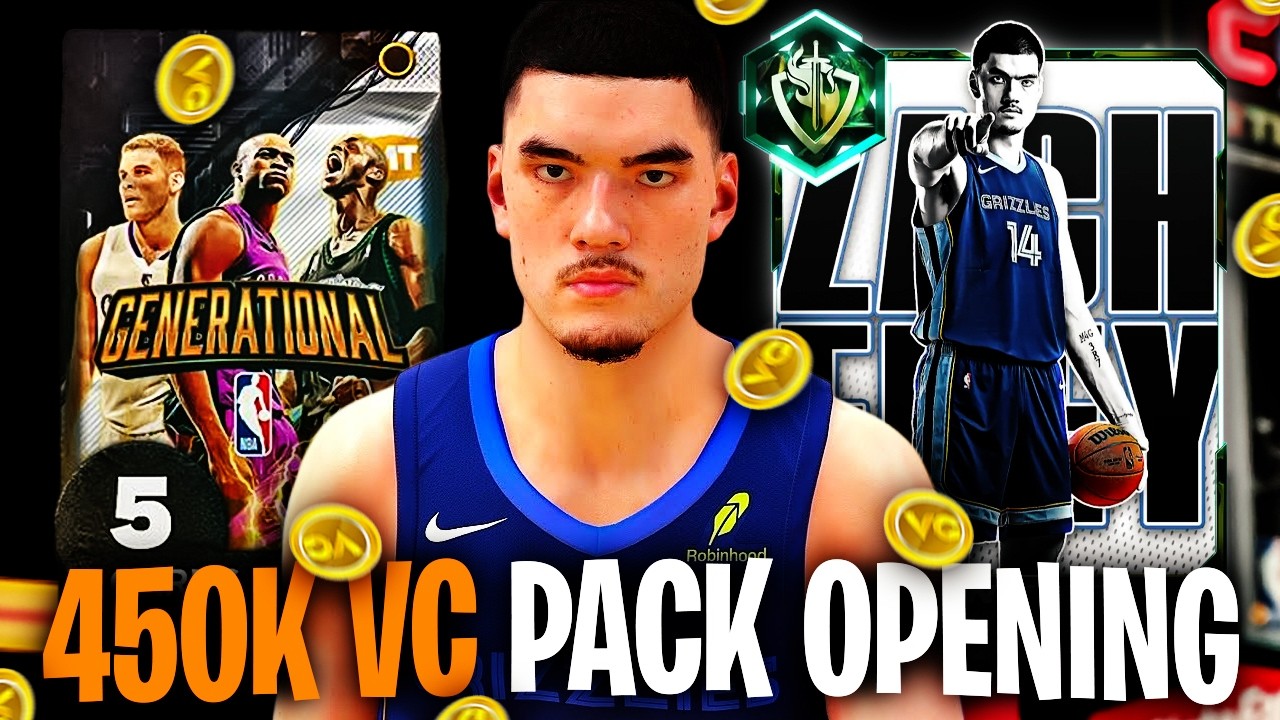 ОТКРЫТИЕ ПАКЕТА ЗА 450 000 VC, В КОТОРОМ ВЫ ПОЛУЧИТЕ 5 НОВЫХ GOATS И НЕПОБЕДИМОГО EDEY В NBA 2K26...