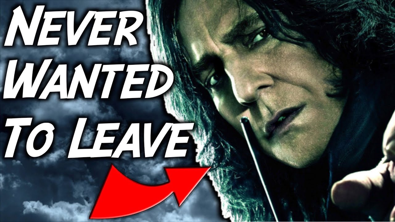 Why Snape Never Wanted To Leave The Death Eaters