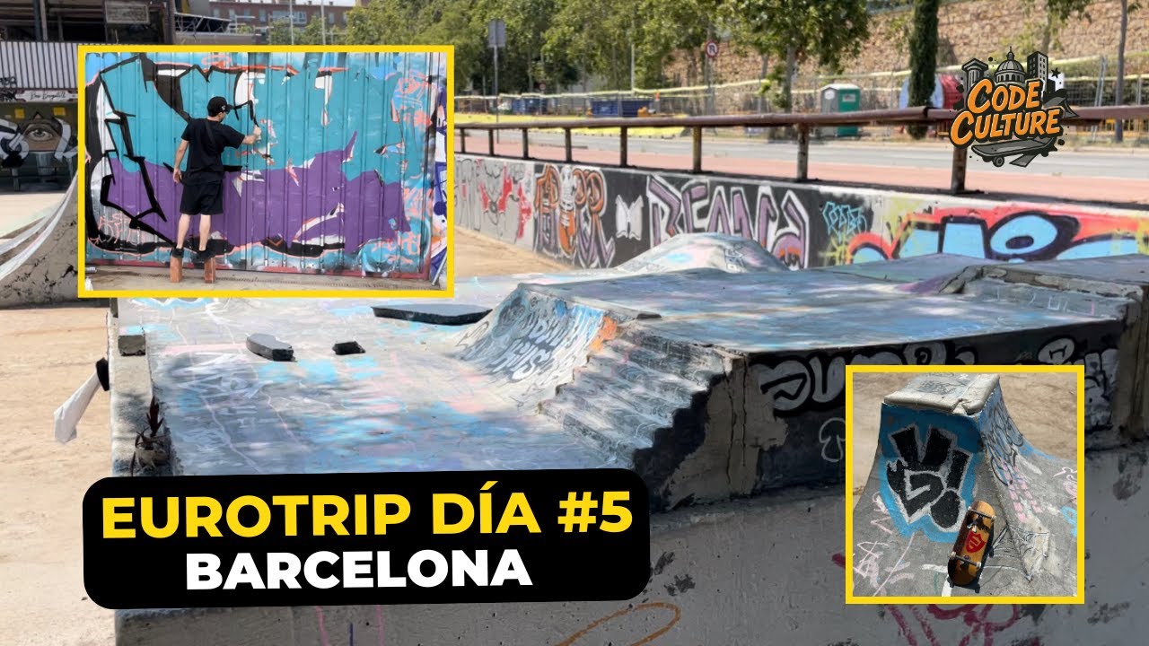 Культура кода: Евротур Cap5 🇪🇸 - БАРСЕЛОНА: Фингерборд и граффити 🔥