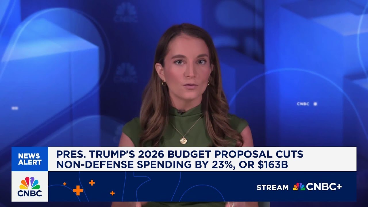 President Trump's 2026 budget would increase defense spending 13%, border security by 65%
