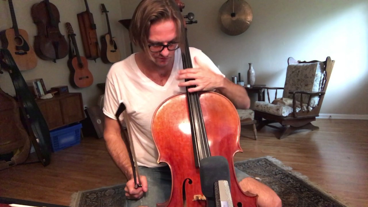 New Cello Strings before and after