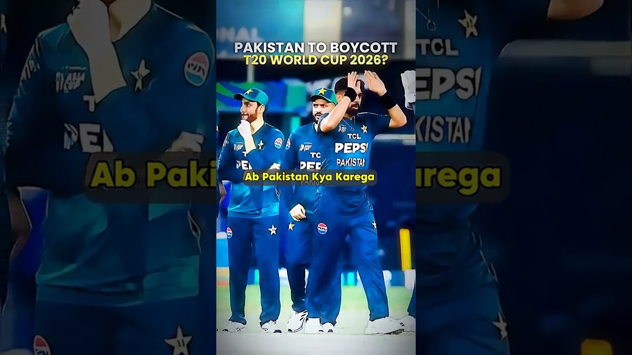 PAKISTAN BOYCOTT T20 World Cup🤡