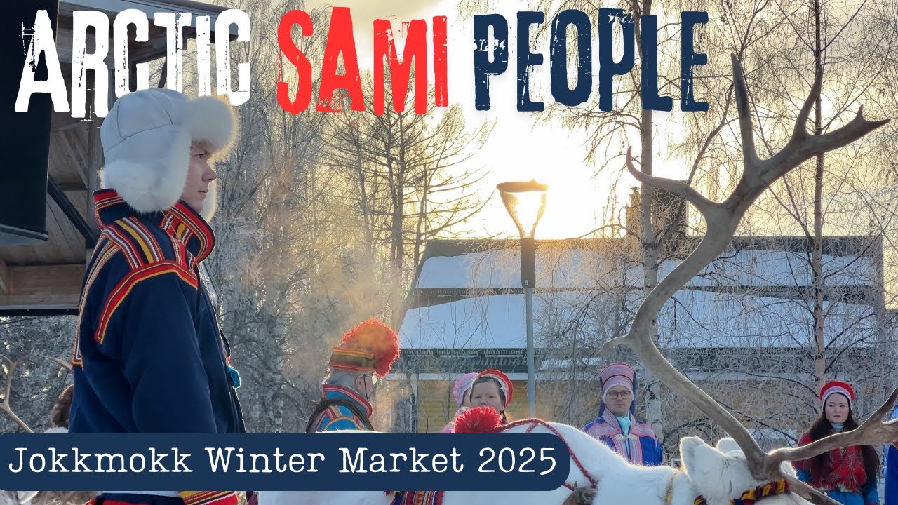 Jokkmokk Winter Market 2025 | Traditional Sami Culture, Reindeer & Sledges | Real Market Experience
