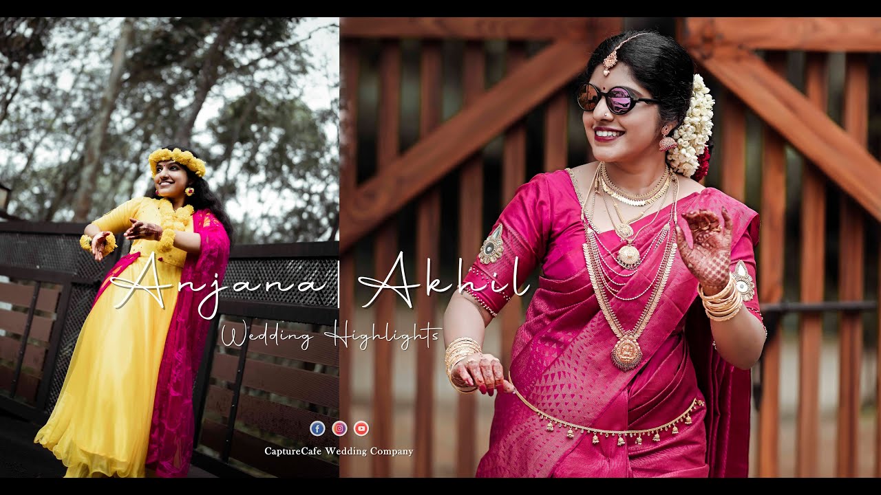 Awesome Haldi Dance & Wedding Story Of  Akhil + Anjana