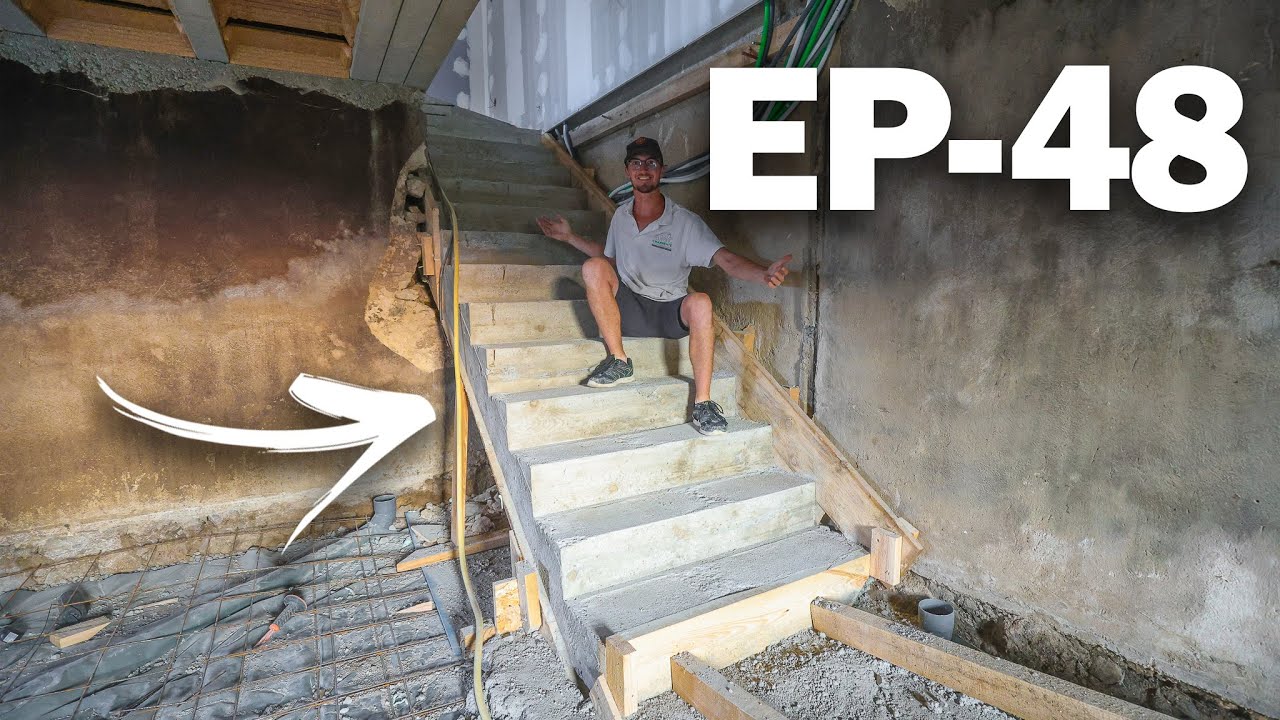 ESCALIER EN BÉTON ! EP-48 - Rénovation