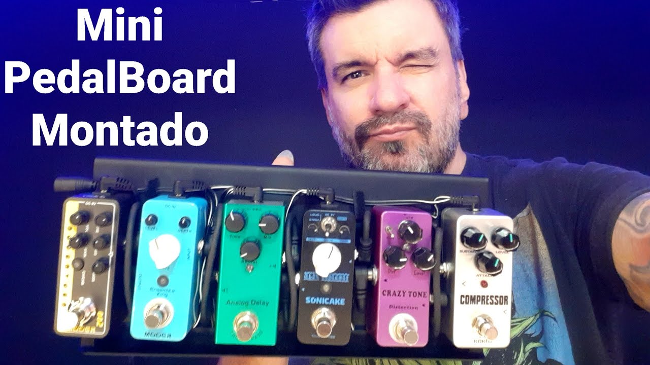 Montando Mini PedalBoard (Nano Pedais) - Leve e Prático (2024)