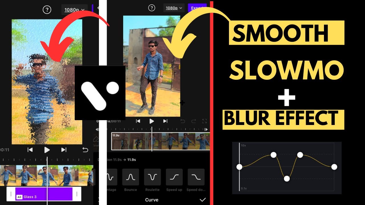 How to make smooth slow motion in vita app ! Vita app editing slow motion