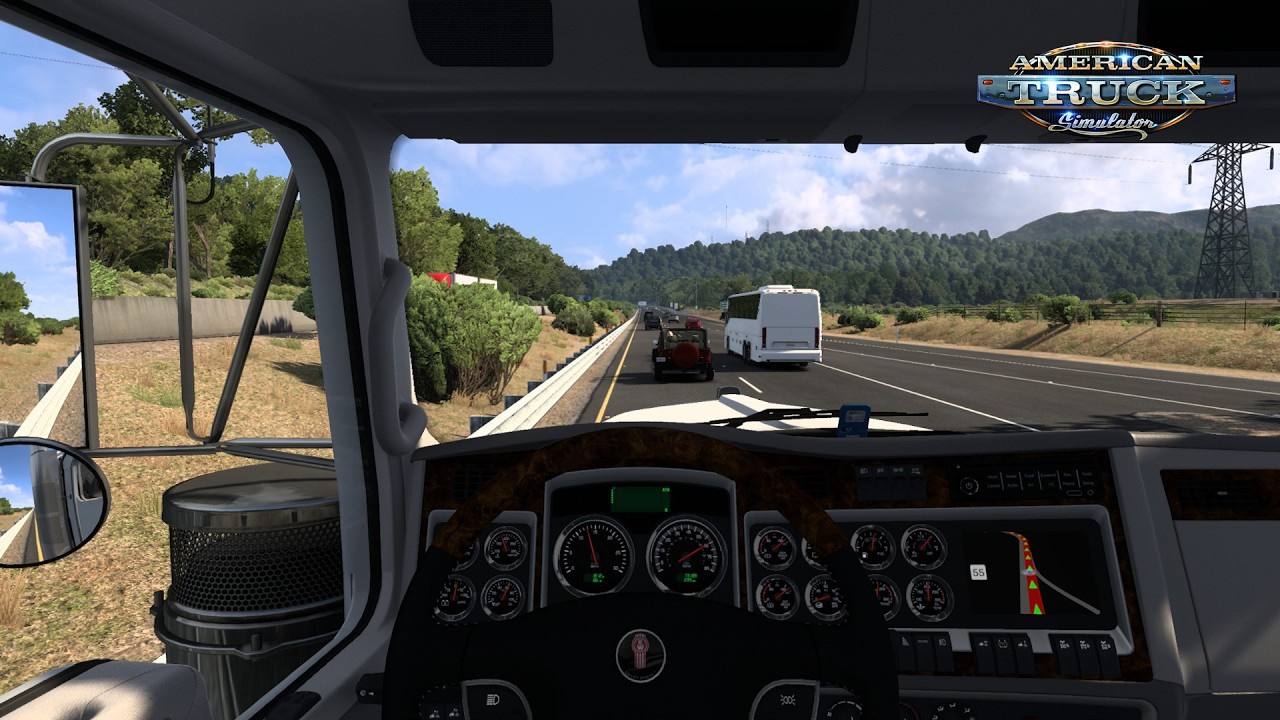 Compact Tractor Delivered from Modesto to Santa | 1.58 American Truck Simulator