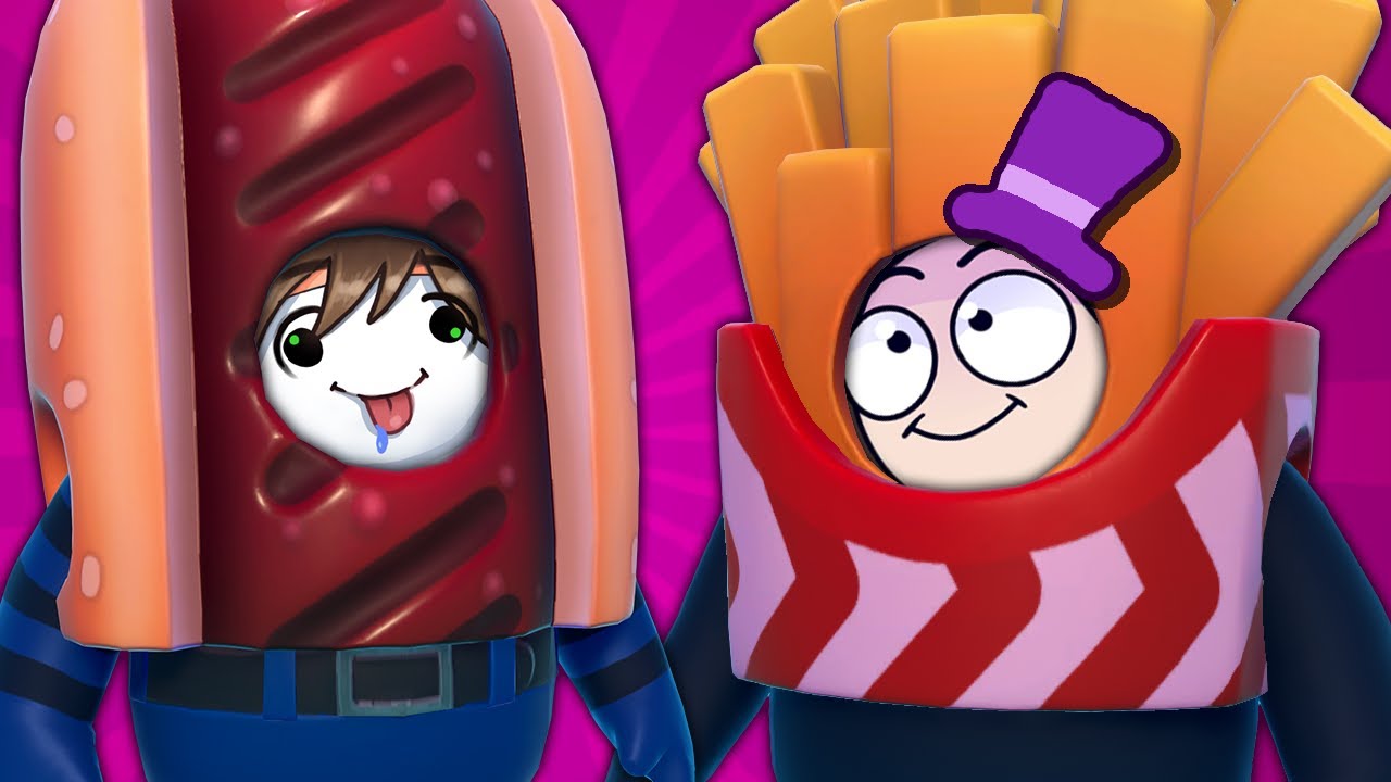 Hotdog und Pommes gewinnen Unfair | FALL GUYS