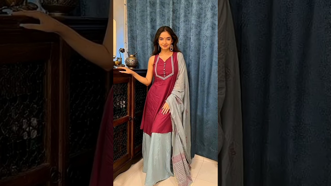 Anushka Sen&rsquo;s Ramadan dress collection ✨🌙 Ramadan Mubarak to all 🤍 #trending #viral