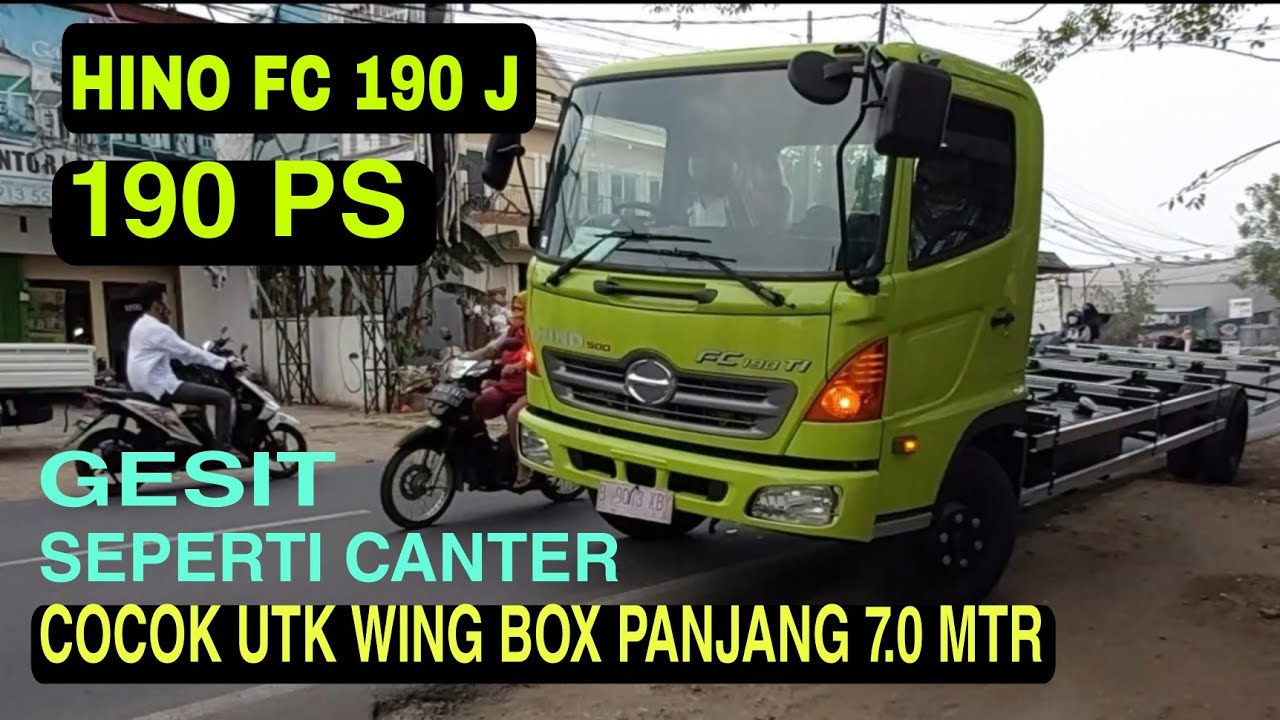 Review hino FC 190 J   wing box besi hidrolis / box besi vertikal