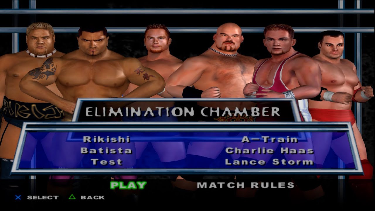 WWE SmackDown! Here Comes the Pain - ELIMINATION CHAMBER