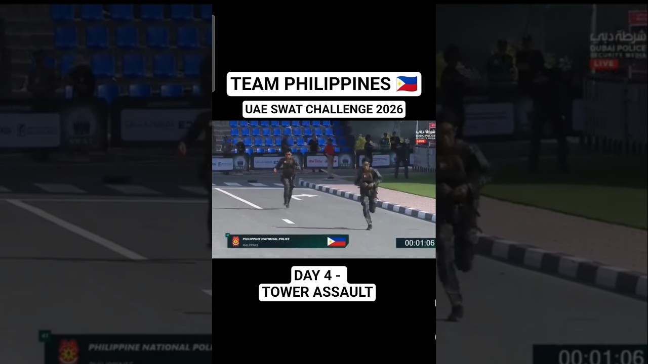 TEAM PHILIPPINES - UAE SWAT CHALLENGE 2026, DAY 4 TOWER ASSAULT #UAESWATCHALLENGE2026
