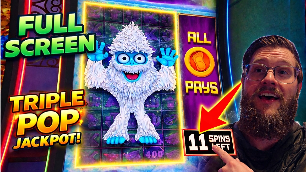 TRIPLE POP TURNS INTO A FULL SCREEN YETI 🥶💥 | Spooky Link JACKPOT