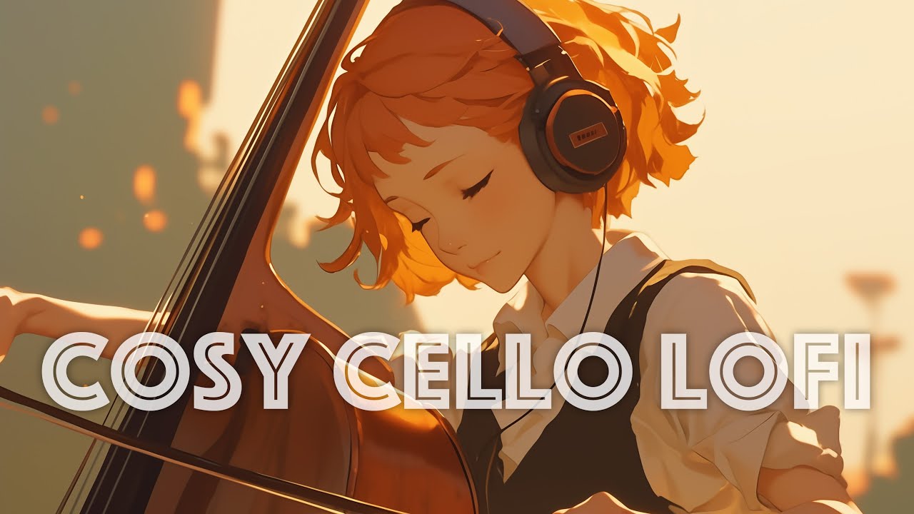Cosy Cello Lofi for Relaxing, Studying, Working. Playing classical cello