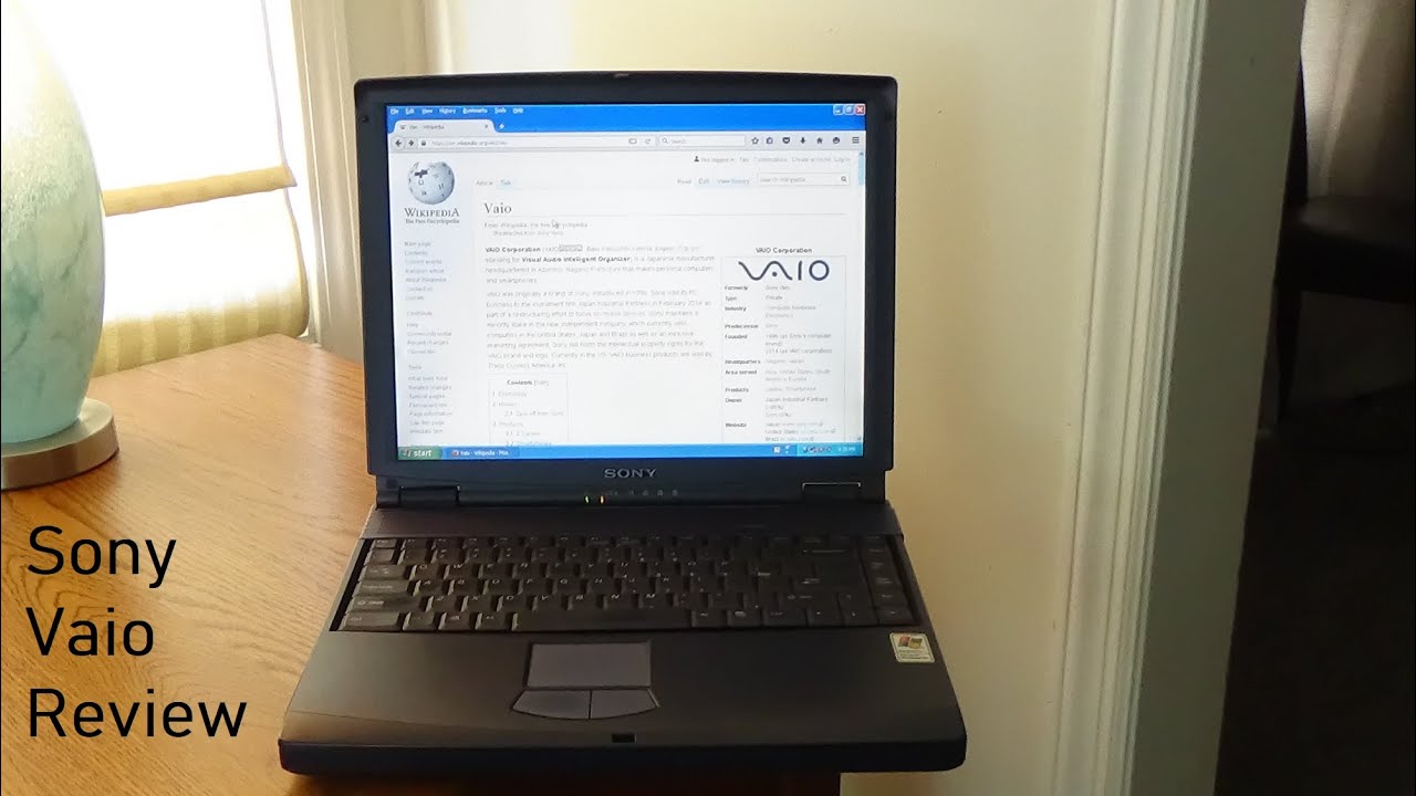 "Vintage"  2002 Sony Vaio PCG-FXA53 Review and features