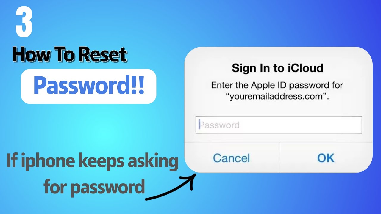 Forgot your Apple ID (iCloud) Password ? iPhone Keeps Asking For Apple ID Password |Scenario 3️⃣2025