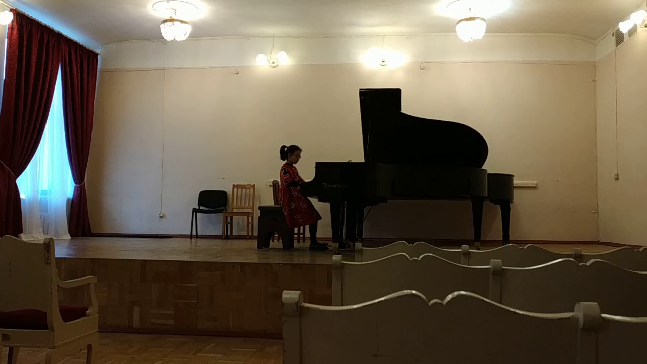 Mozart k545 by Yicong Zhang （ 8 years old ）