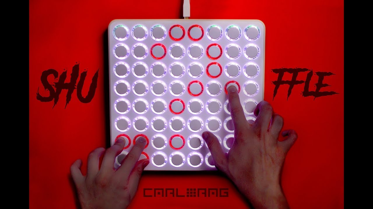 Carl Rag - Shuffle (live Midi Fighter 64 finger drumming performance)