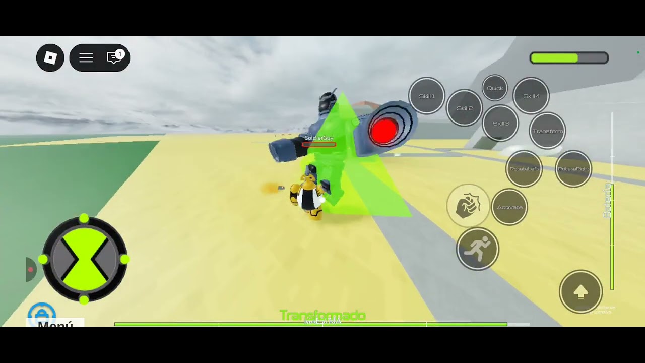 Consiguiendo el omnitrix de alien force #omniverse roblox 