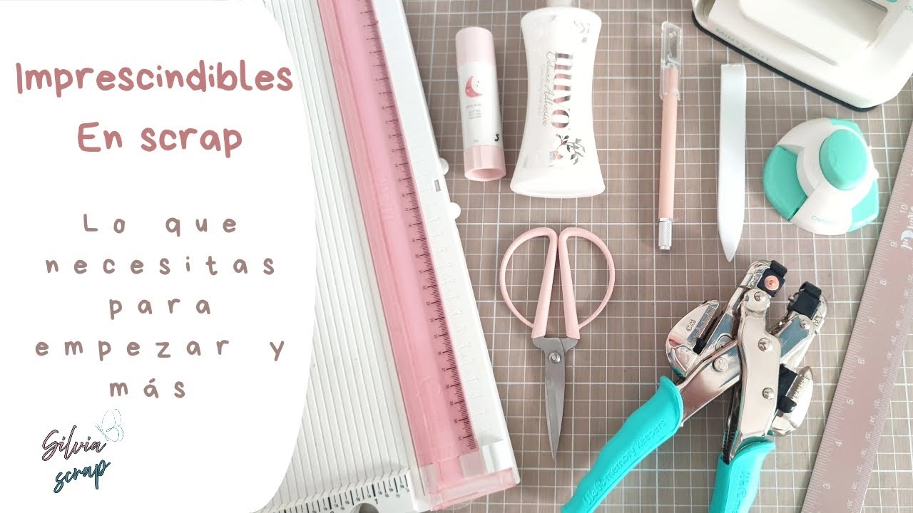 Imprescindibles en el scrap | mis herramientas | scrapbooking | craftelier | Alua cid | Lora Bailora