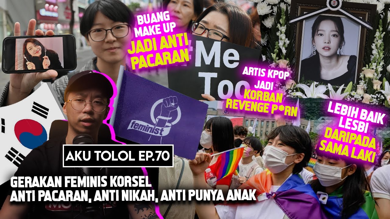 GERAKAN EKSTRIM CEWEK2 KOREA BENCI SEMUA COWOK