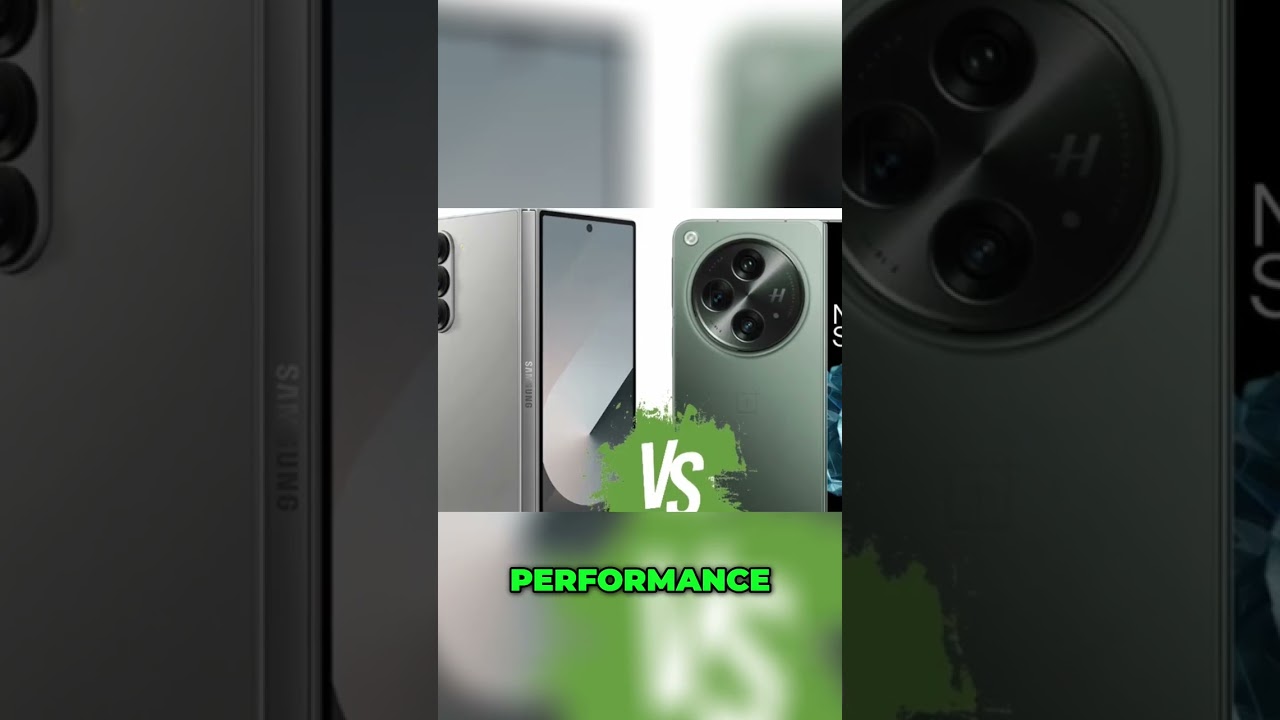 Foldable Face-Off: OnePlus Open vs. Samsung Z Fold6! #shorts
