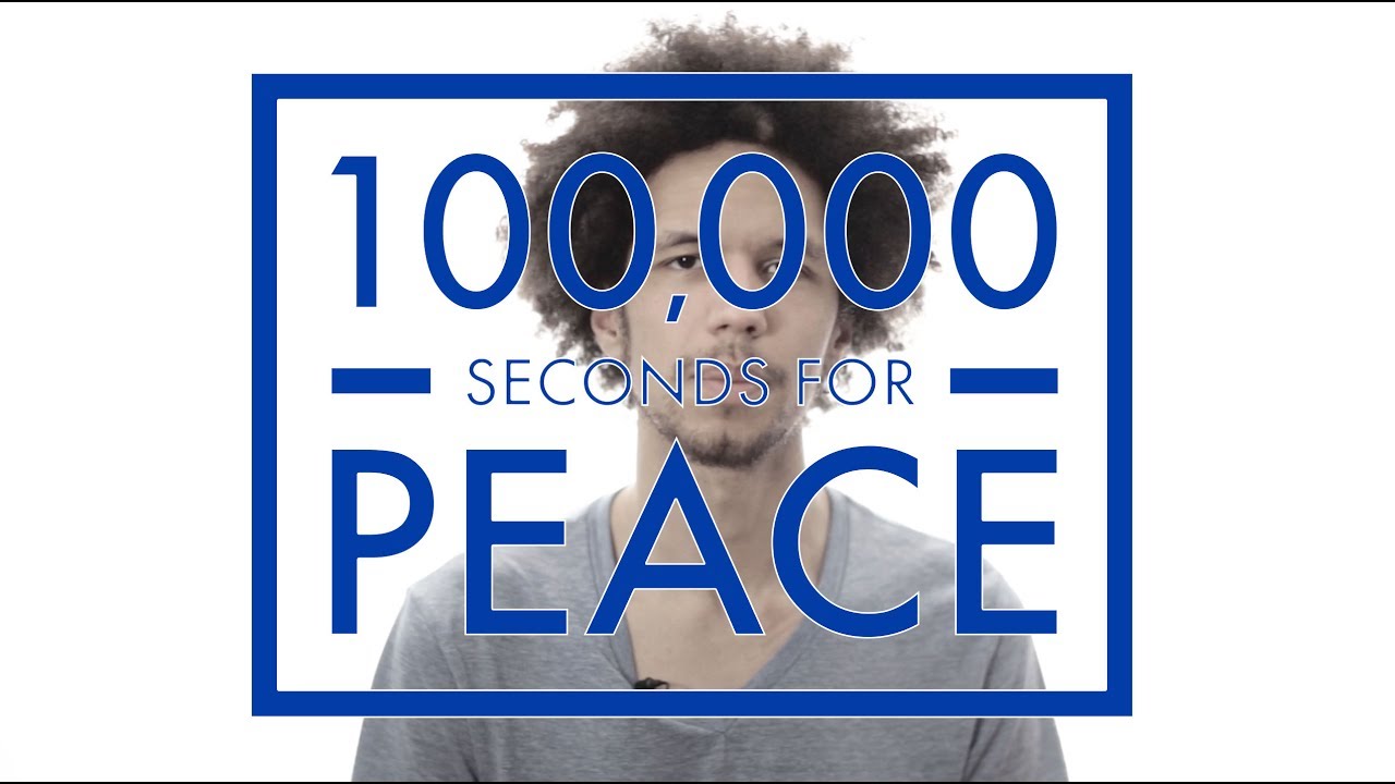 100,000 Seconds for Peace (6/20/17)