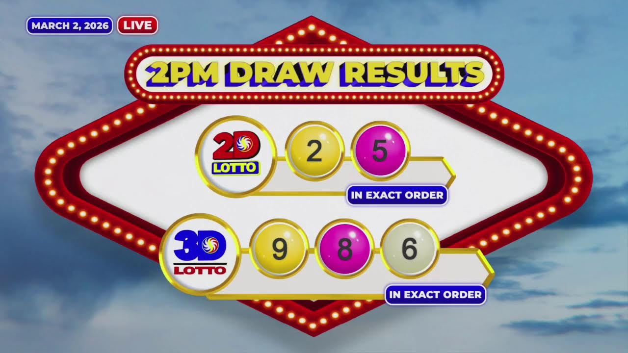 [LIVE] PCSO 2:00 PM Lotto Draw - March 02, 2026
