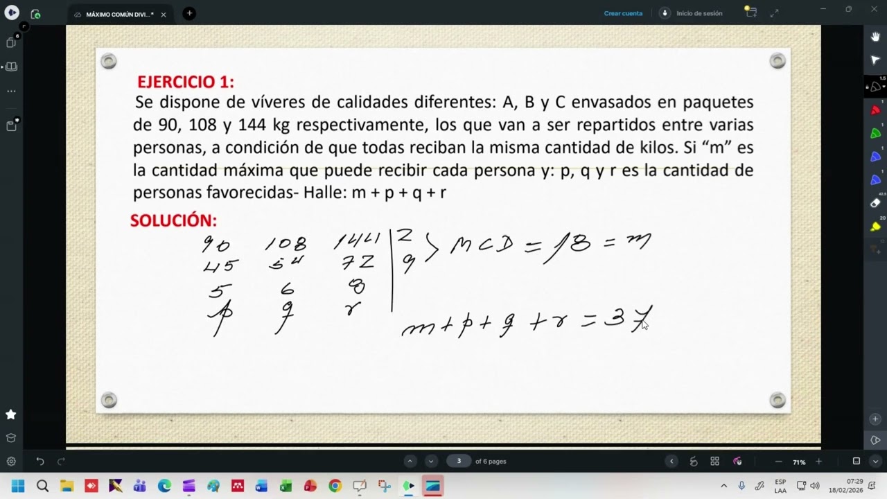 Máximo Común Divisor