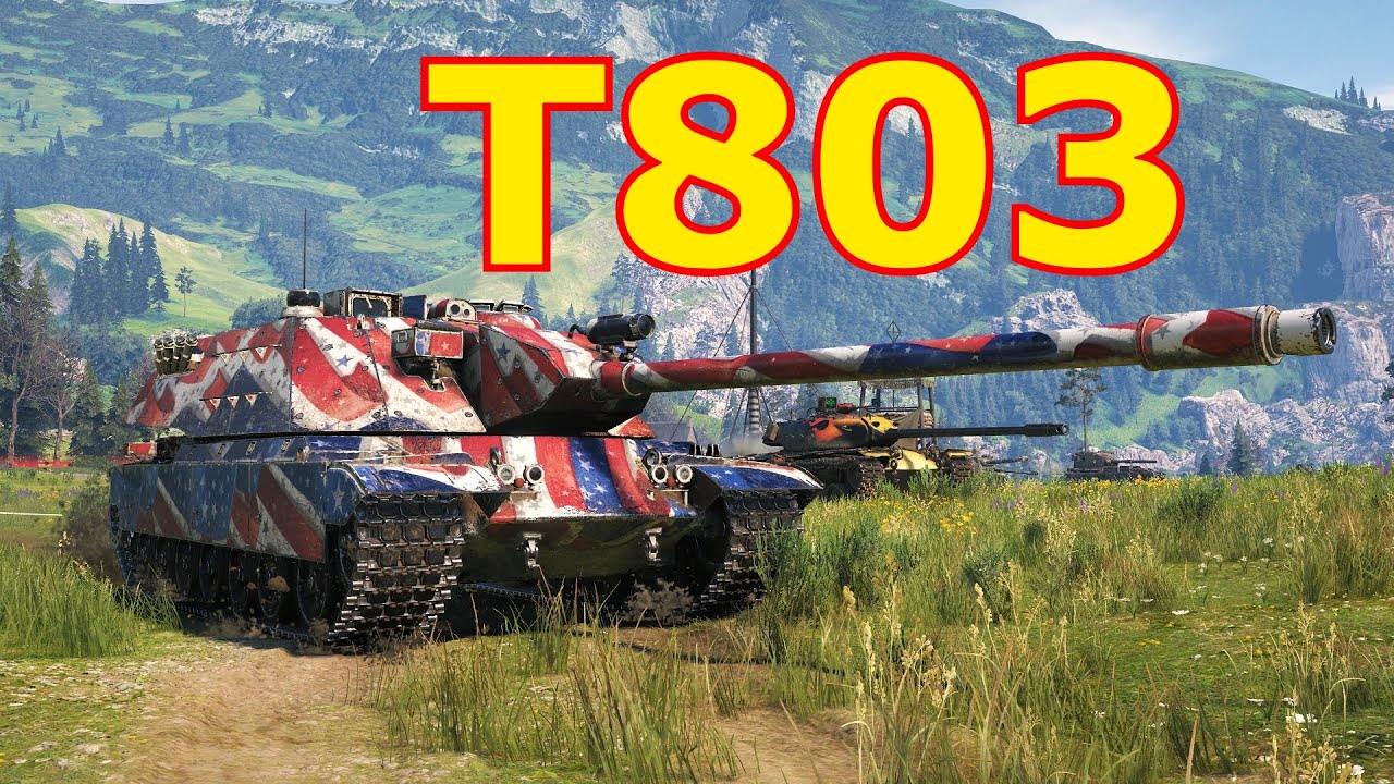 World of Tanks T803 - 4 Kills 11,5K Damage | New Tank .