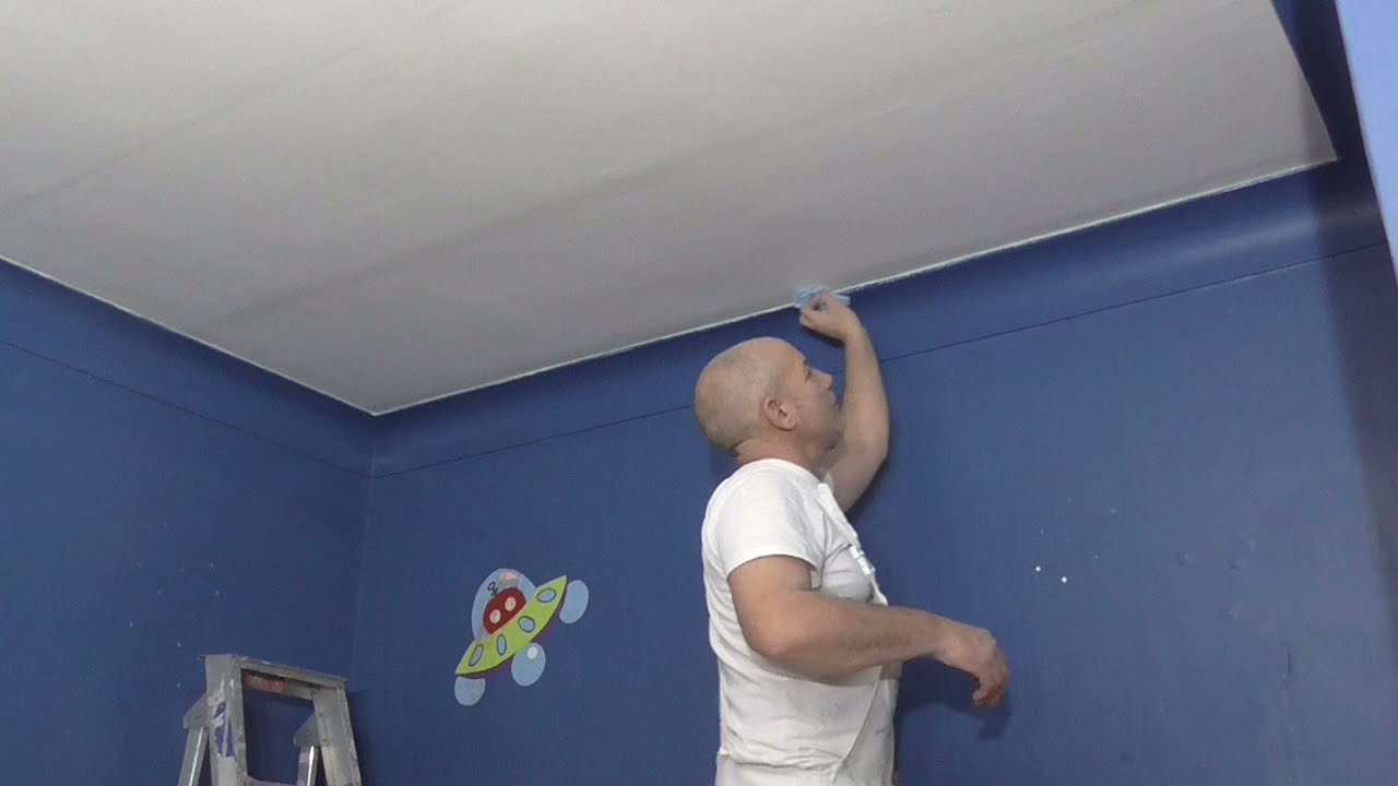 The Correct Way To Paper A Ceiling Where To Start And How