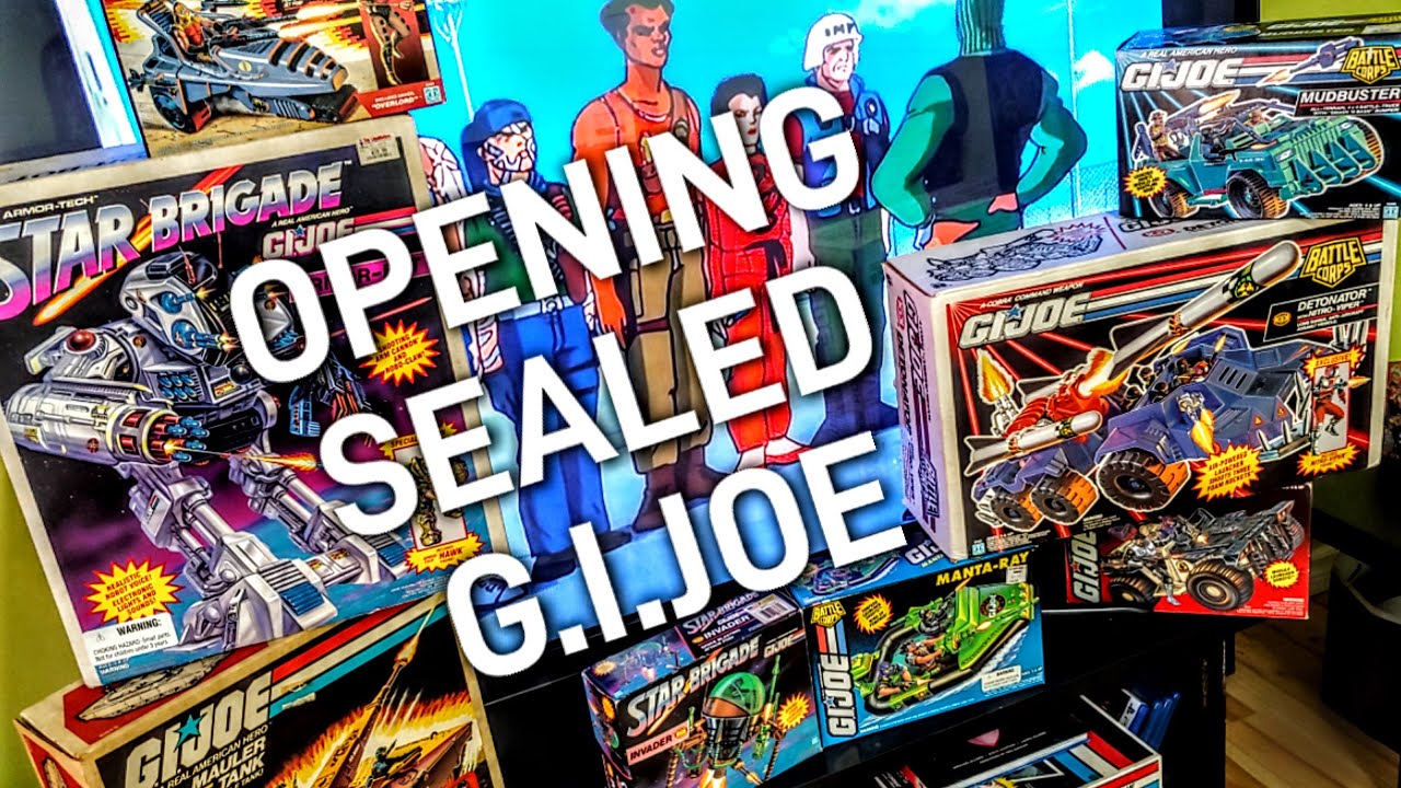 Opening GI Joe while watching G.I. Joe