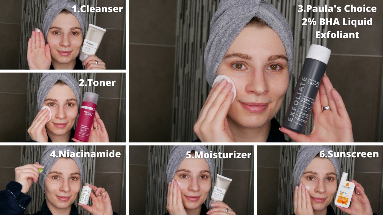 How to use Paulas Choice 2% BHA Liquid Exfoliant and Niacinamide