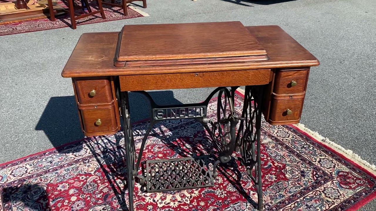 Antique Singer Sewing Machine Cabinet