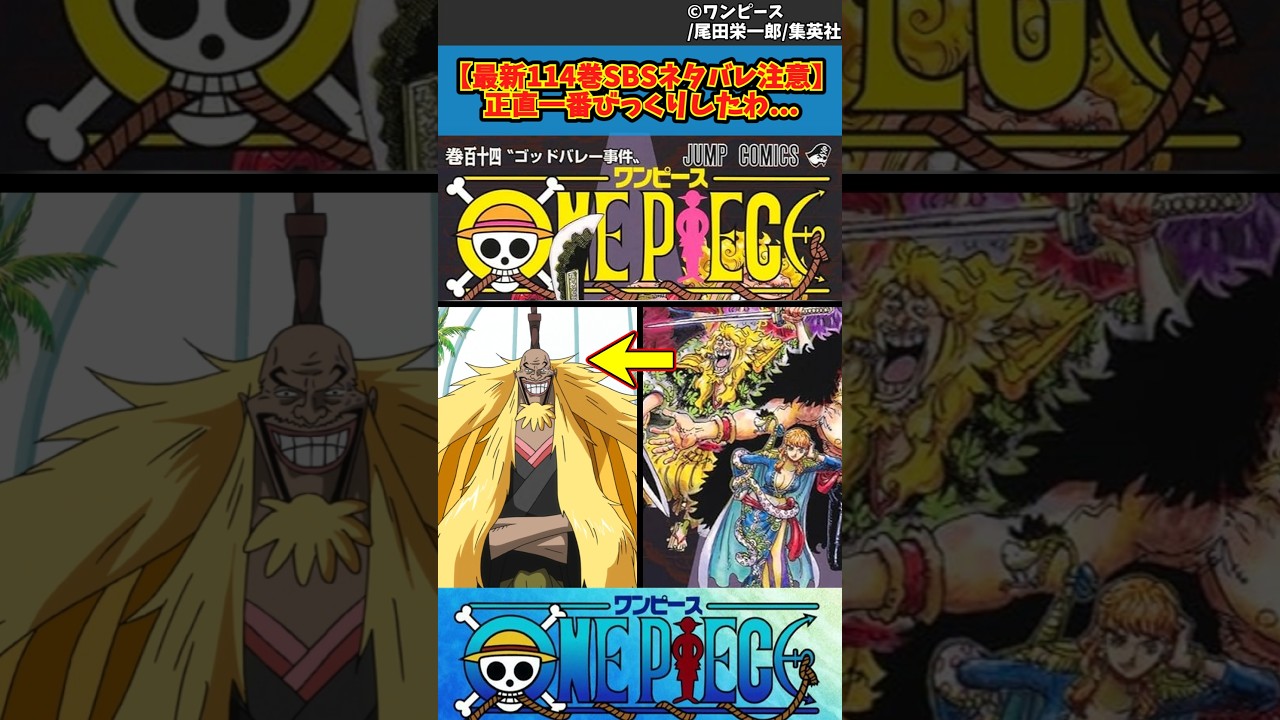 【最新114巻SBSネタバレ注意】正直一番びっくりしたわ... #ワンピース #反応集