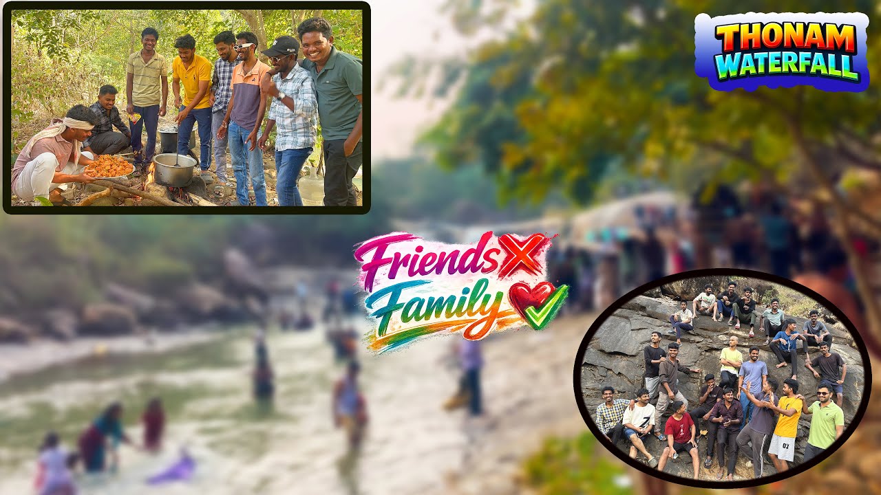 Thonam Waterfall 🌊 | ఫ్రెండ్స్ ఫుల్ ఎంజాయ్😍|THONAM WATERFALL| #waterfall #youtube #friends #nature