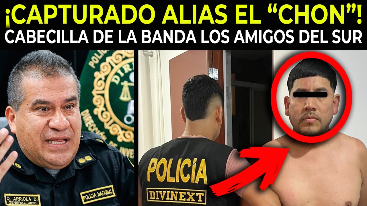 🚨¡¡ESCÁNDALO!! LA PNP REVIENTA BANDA EXTORSIONADORA CONOCIDA COMO LOS AMIGOS DEL SUR