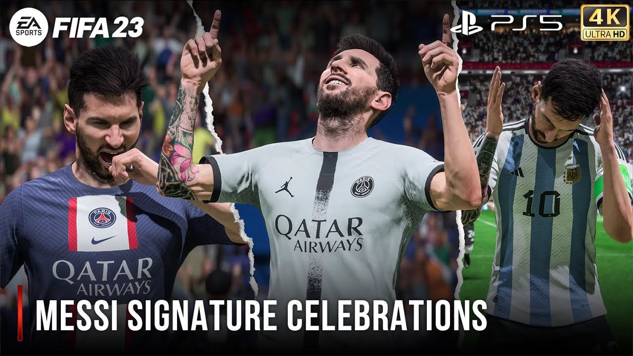 FIFA 23 | Lionel Messi All Signature Celebrations | PS5&trade; 4K 60FPS