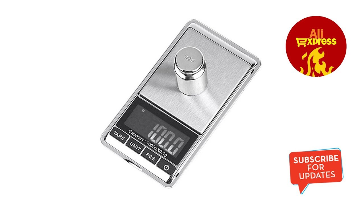 KKmoon точные ювелирные весы 200г*0.01г - распаковка посылки с Алиэкспресс