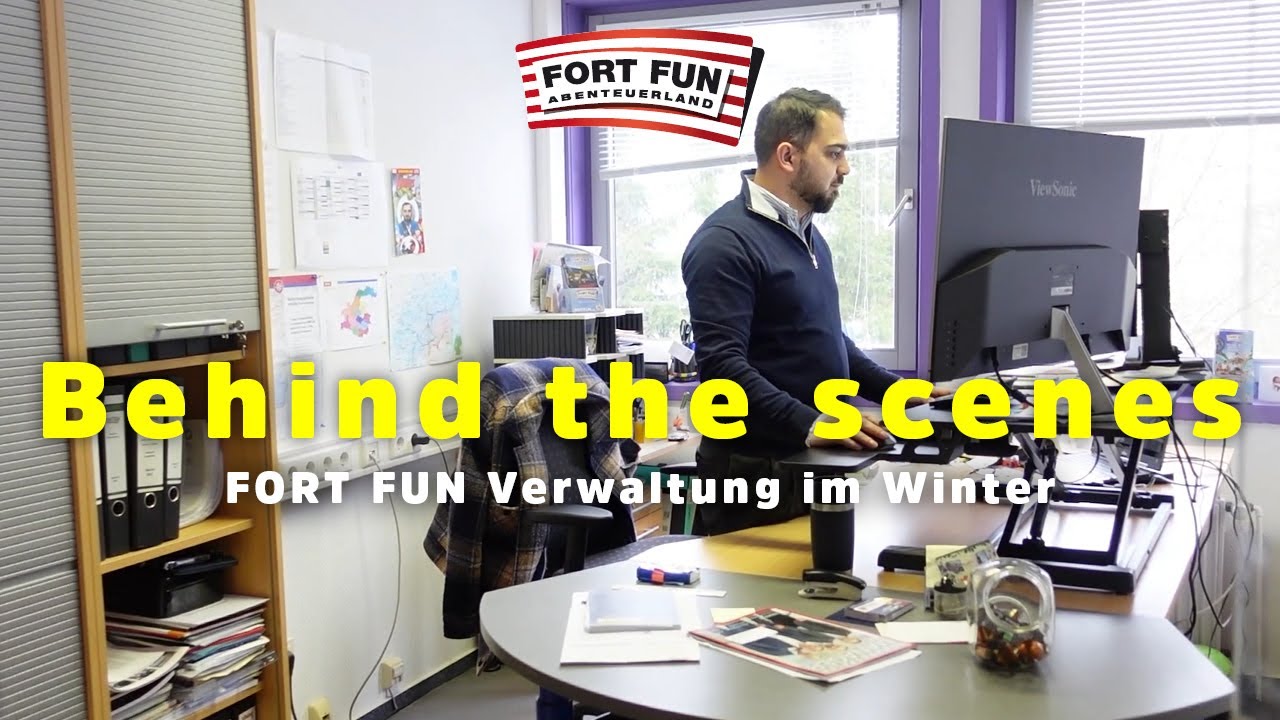 Behind the scenes - die FORT FUN Verwaltung im Winter