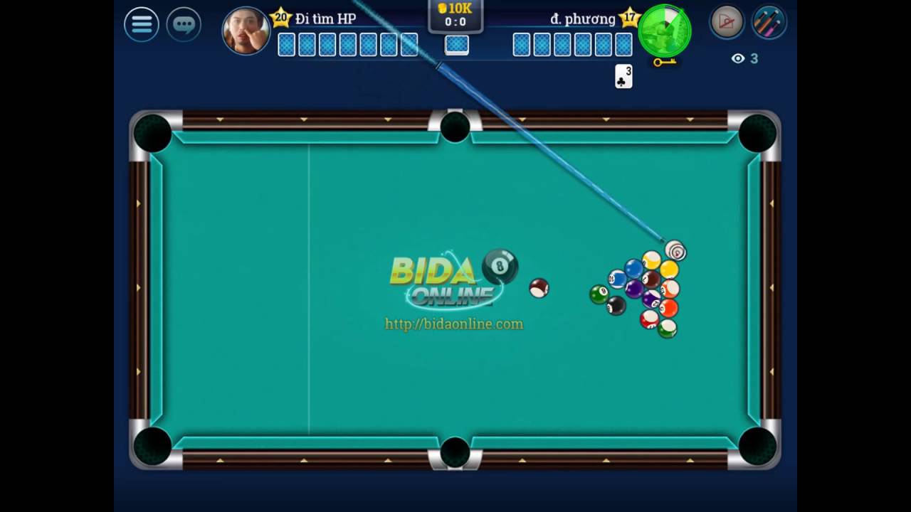 [Bida Online] Chung kết Lân Hoàng vs Đinh Phương Trận 1