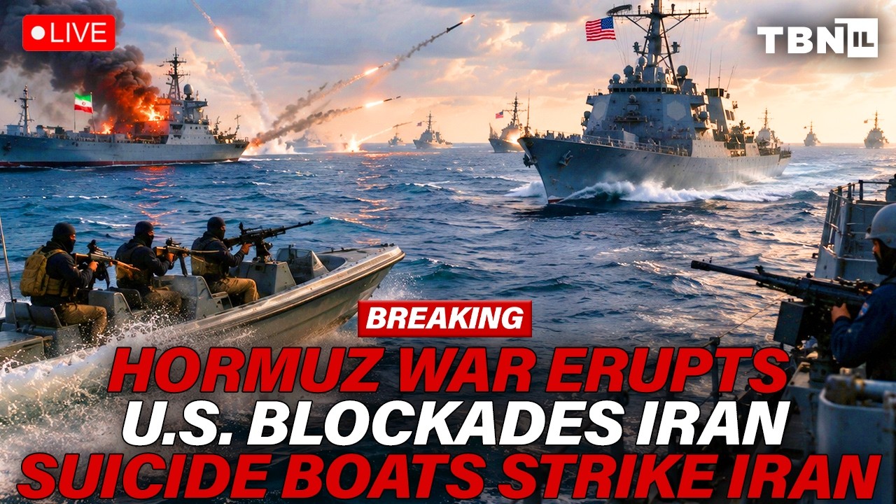BREAKING: U.S. BLOCKADES Iran; Suicide Boats Strike; Saudi Opens Houthi Front | TBN Israel