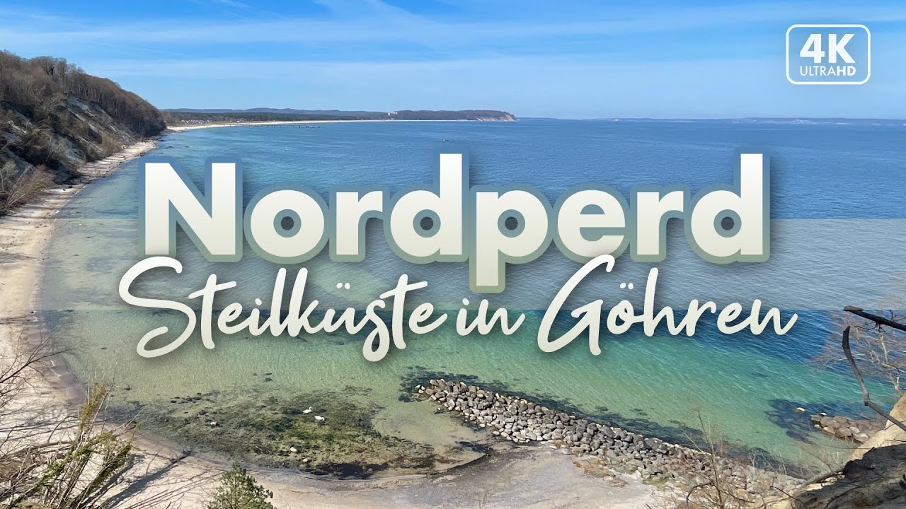Steilküste am Nordperd Göhren - Rügen Urlaub 2022 (4K Walk)