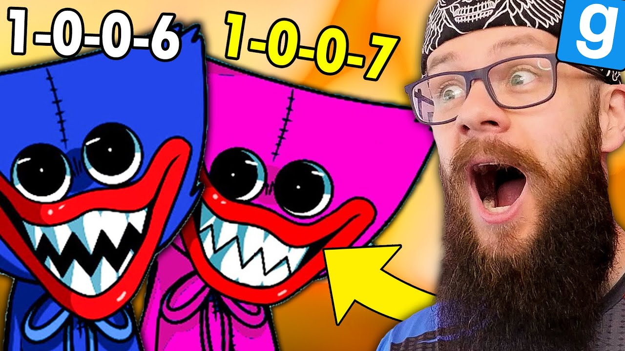 Eksperymenty na *HUGGY WUGGY* i *KISSY MISSY* w Garry's Mod